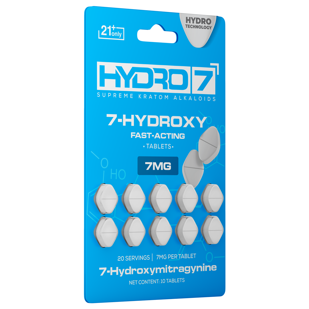 7-Hydroxy Tablets - 7MG (10 Count)