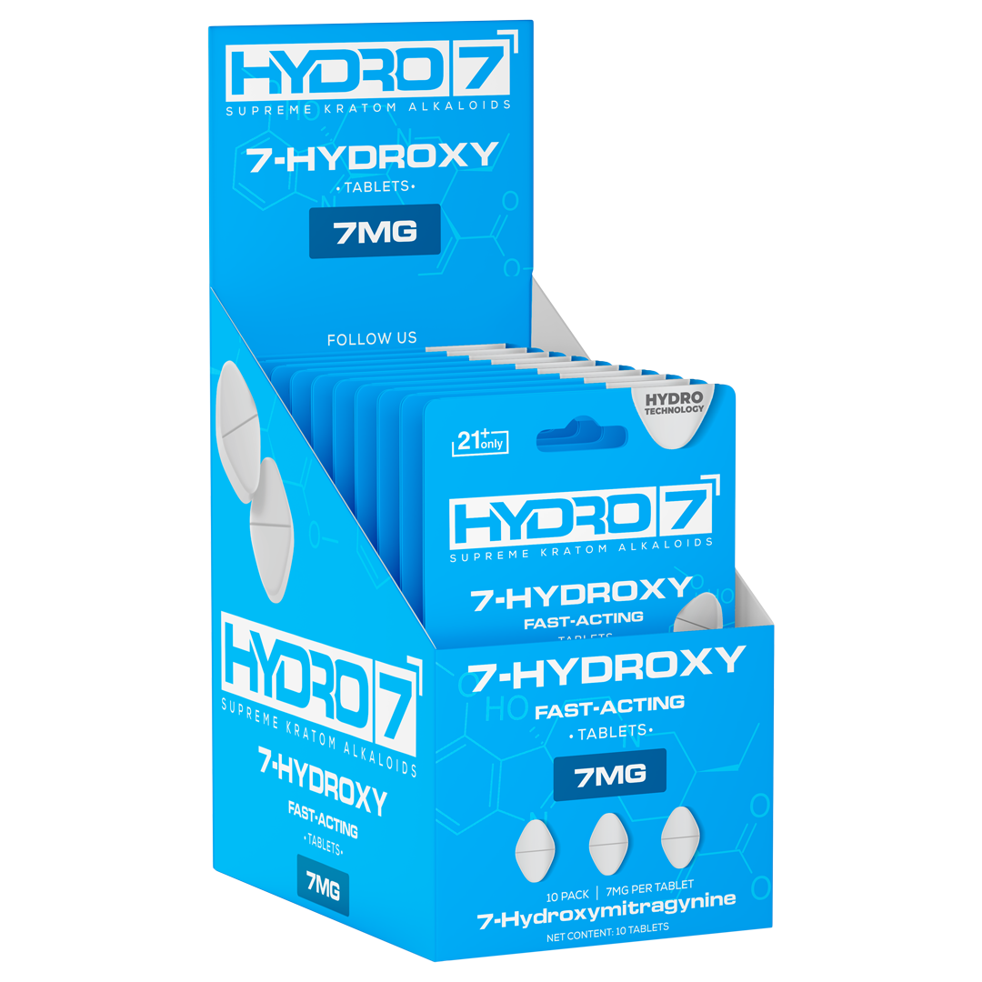 7-Hydroxy Tablets - 7MG (10 Count)
