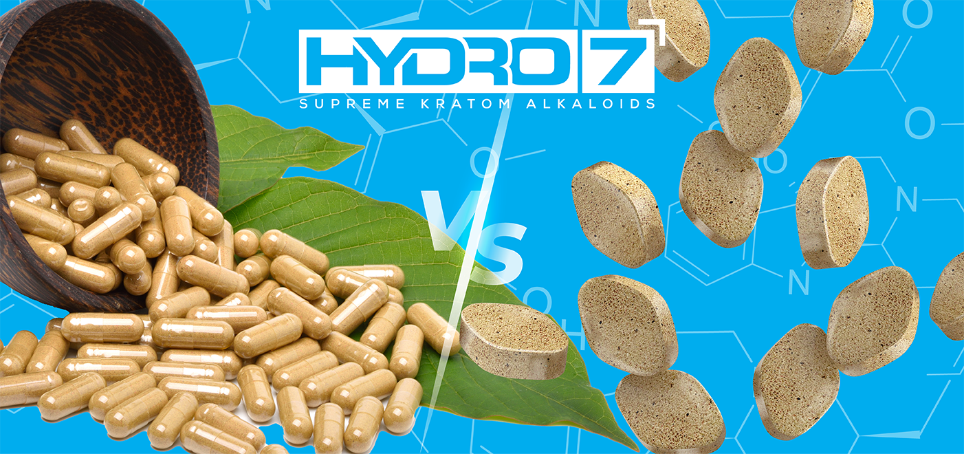 kratom pills vs kratom tablets